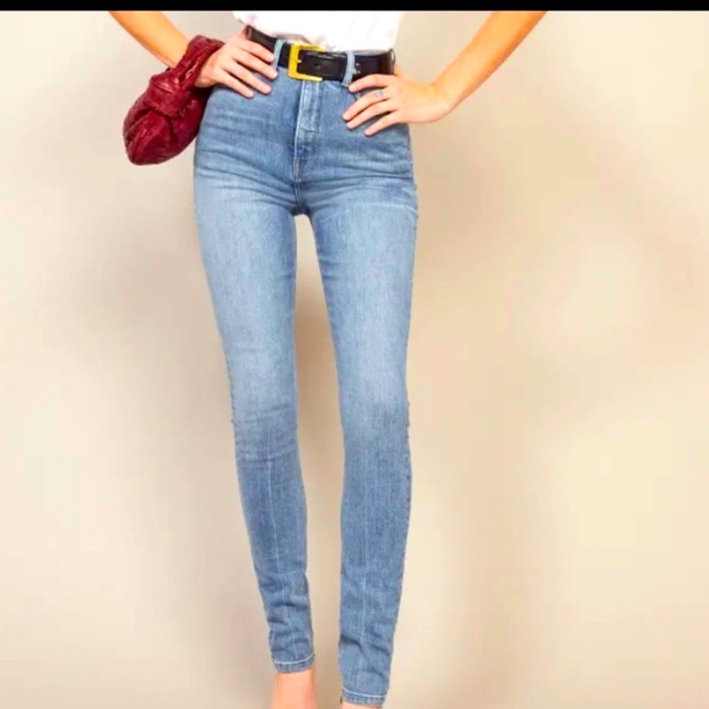 Reformation 2 PAIRS skinny jeans